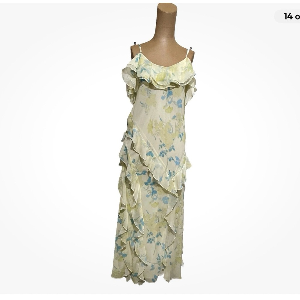 Primark x Rita Ora yellow Floral Maxi Dress
